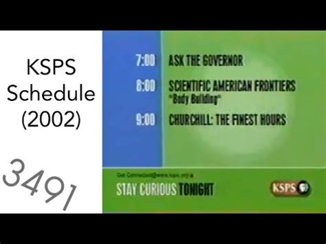 Pacific Time. . Ksps schedule tonight